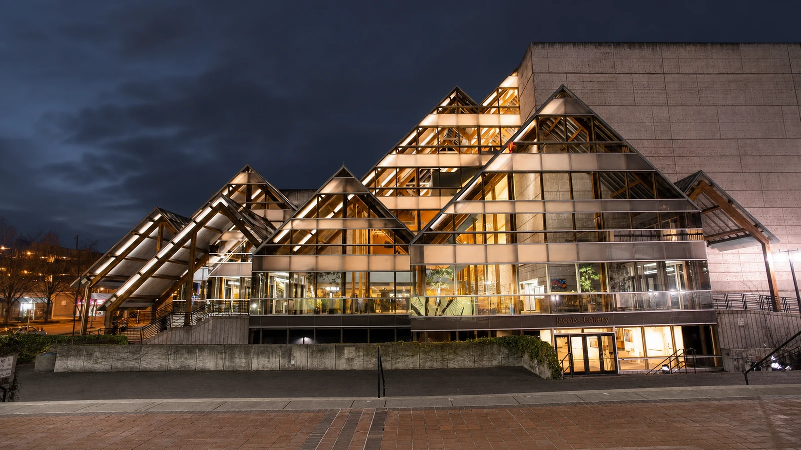 Video Production Ads & Content in Eugene Oregon Illuminated Hult Center for the Performing Arts in downtown Eugene