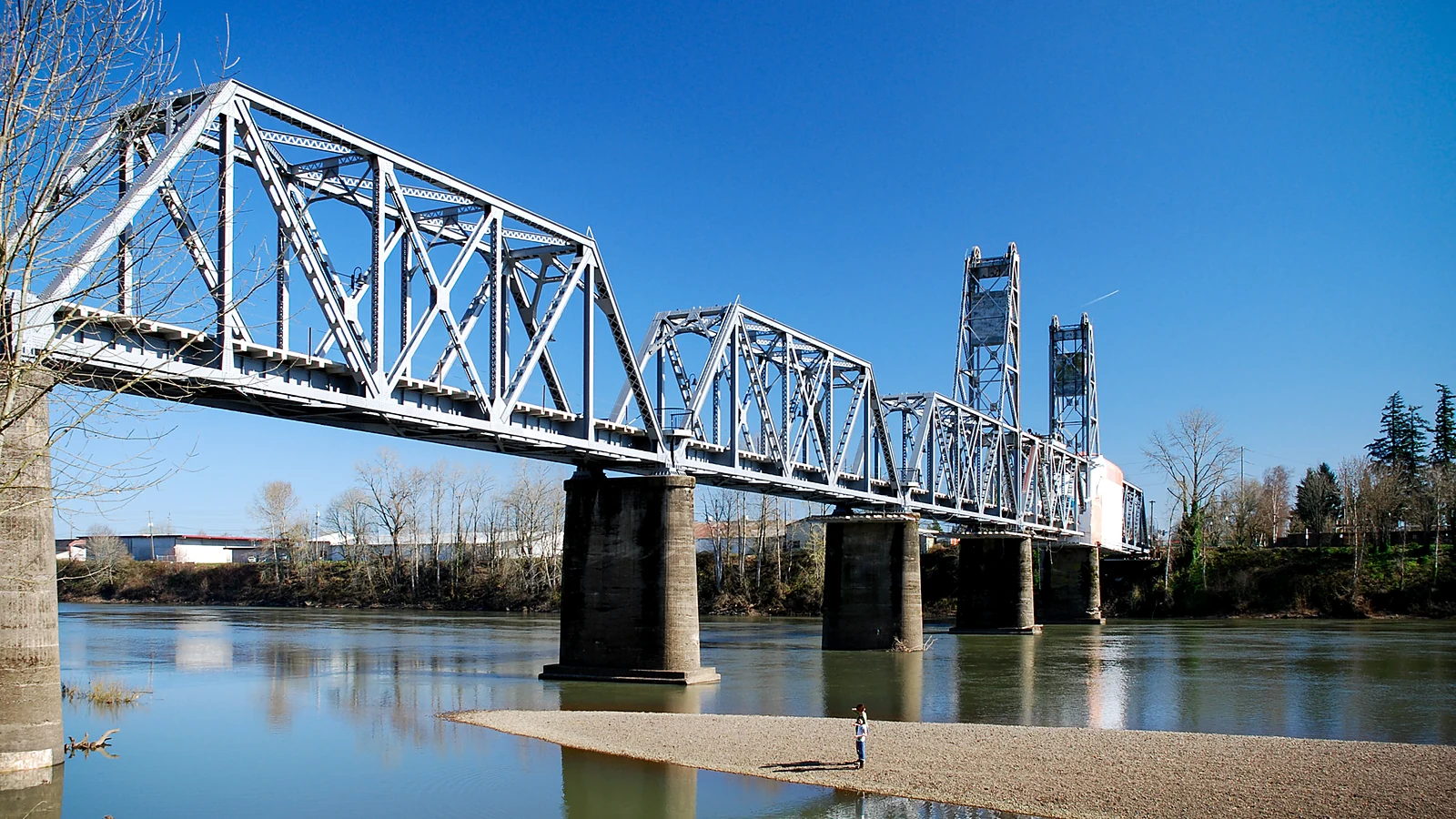 Video Production Ads & Content in Salem Oregon Union Street Railroad Bridge over the Willamette River in Salem